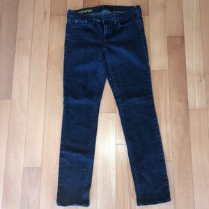 J Crew Toothpick Jeans Dark Denim! Sz 29